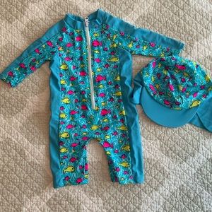 Rash-guard Bodysuit with Hat